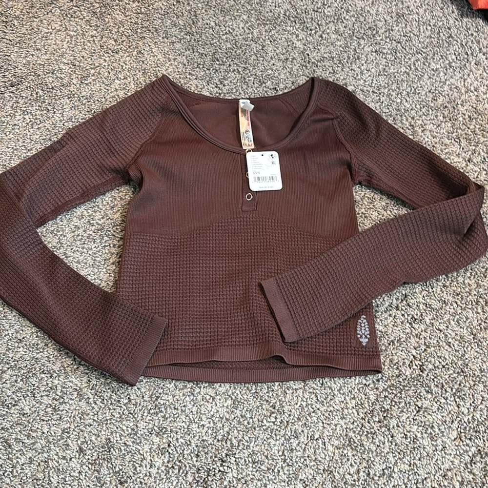 FP Movement Bail Out long sleeve shirt XS/S NWT